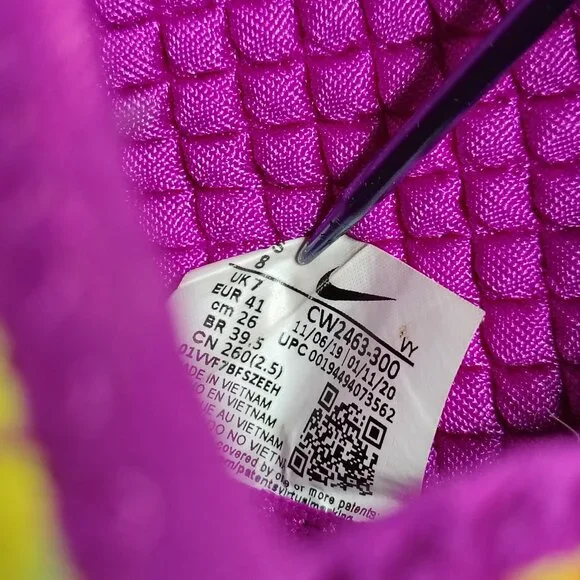 Nike ACG Moc 3.O Sneakers Mens Size 8 Tie Die Slip Ons Neon Athletic CW2463-300 - Picture 9 of 11